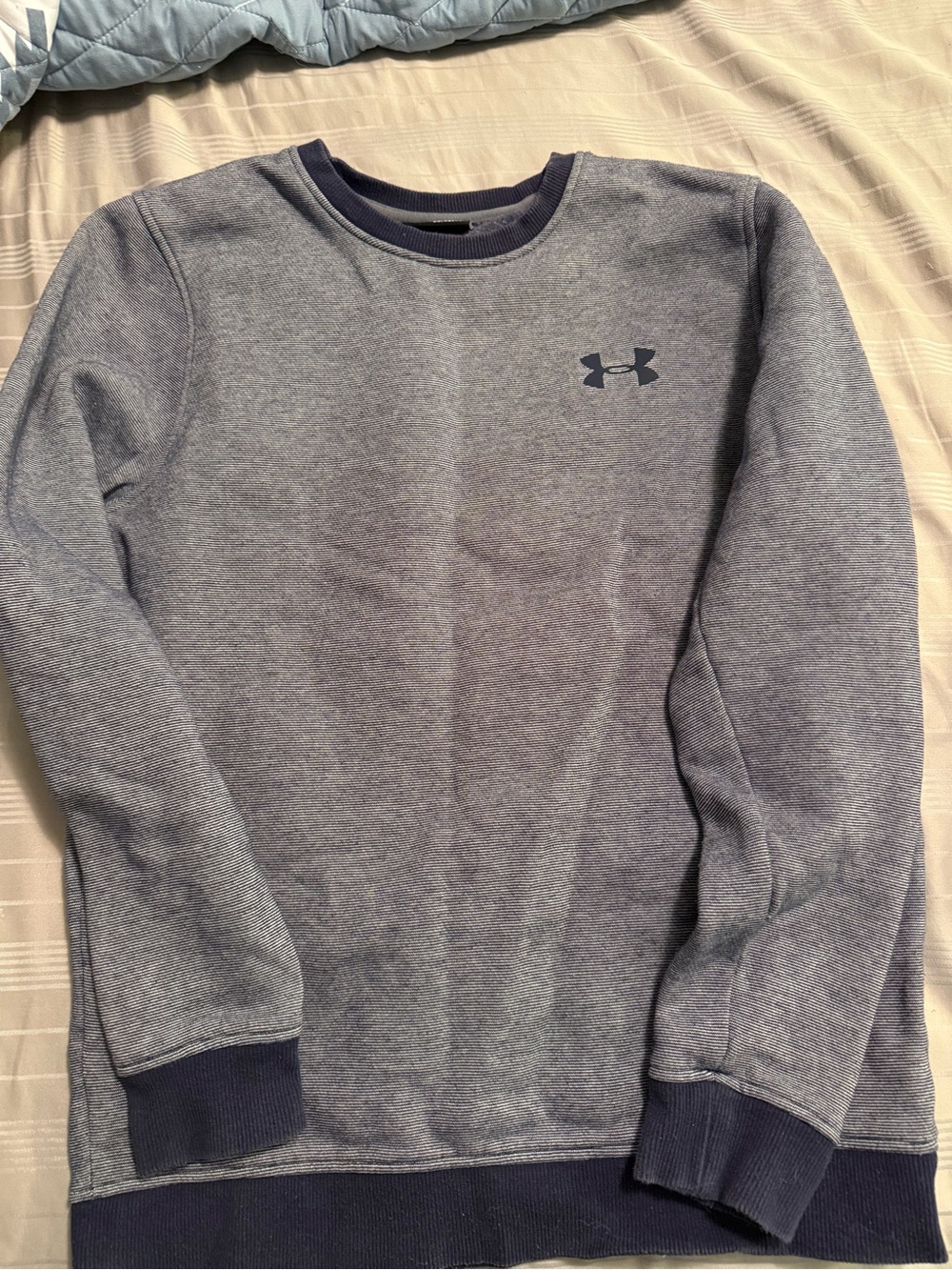 Under Armour Women's Heather Blue Crewneck Sweatshirt